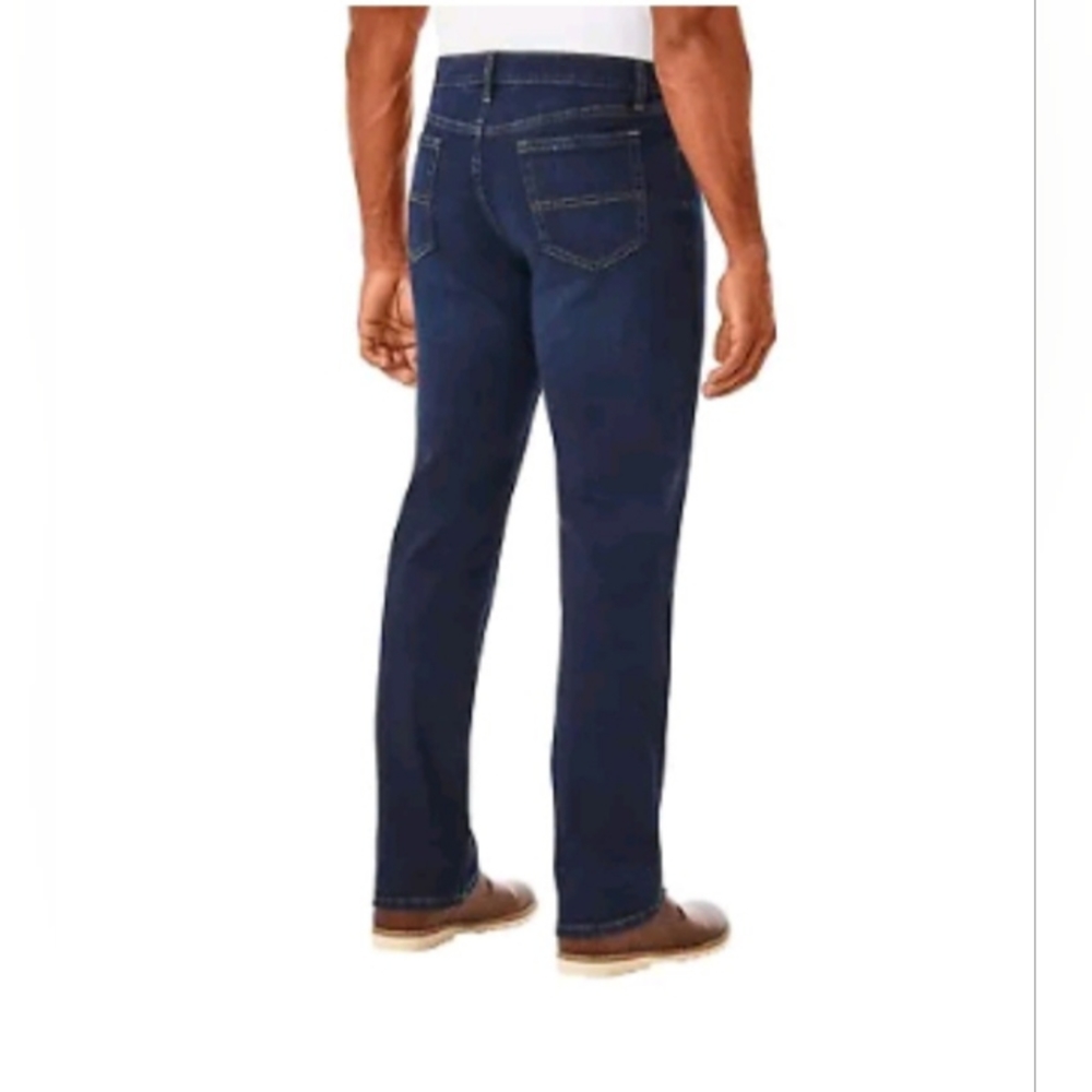 Men's 34 x 30 straightfit premium stretch jeans members mark